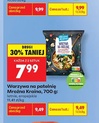 Warzywa na patelnię europejskie Mroźna Kraina promocja w Biedronka