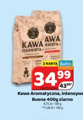 Kawa ziarnista Buena Aromatyczna promocja w Delfin
