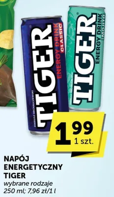 Napój energetyczny Tiger promocja w Groszek