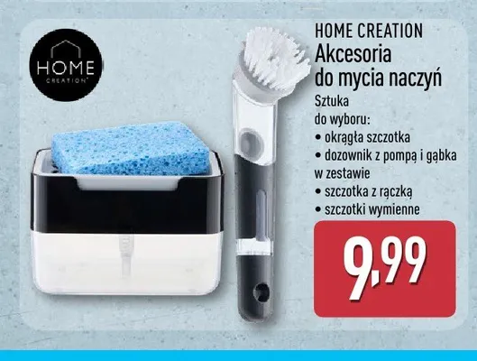 Szczotki wymienne do mycia naczyń Home Creation promocja w Aldi