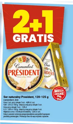 Ser Camembert Président naturalny promocja w Twój Market