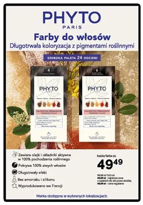 Farba do włosów Phyto odcień 6 promocja w Ziko Dermo