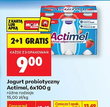Jogurt probiotyczny układ odpornościowy promocja w Biedronka