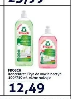 Koncentrat Płyn do mycia naczyń Frosch promocja w Blue Stop