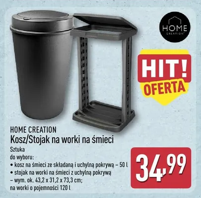 Kosz na śmieci Home Creation promocja w Aldi