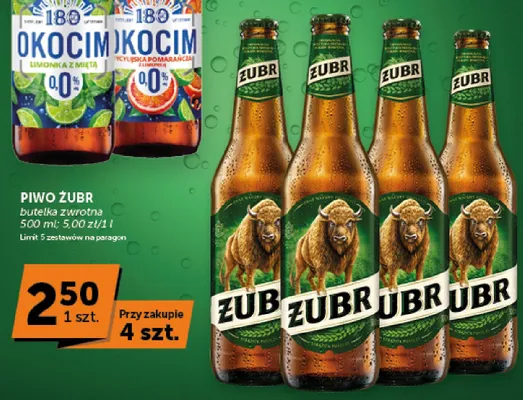 Piwo Żubr promocja w Euro Sklep
