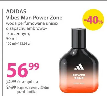 Woda perfumowana unisex o zapachu ambrowo-korzennym promocja w Hebe