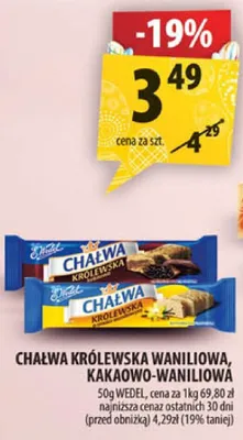 Chałwa królewska waniliowa, kakaowo-waniliowa promocja w Arhelan