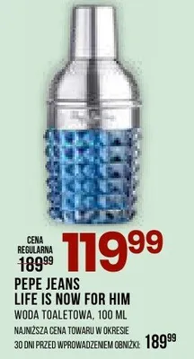 Woda toaletowa life is now for him, 100ml promocja w Drogerie Natura