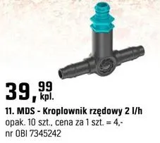 Kroplownik rzędowy 2 l/h MDS promocja w OBI