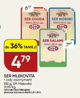 Ser Mlekovita promocja w Chata Polska