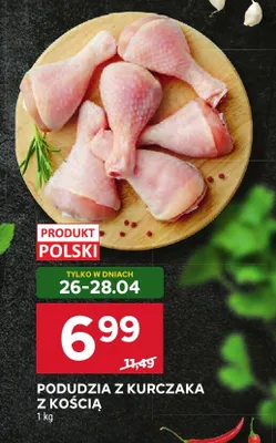 Podudzia z kurczaka z kością promocja w Stokrotka