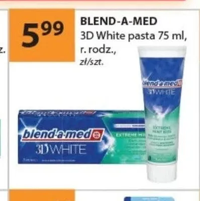 Pasta do zębów Blend-a-med 3D White promocja w Drogerie Laboo