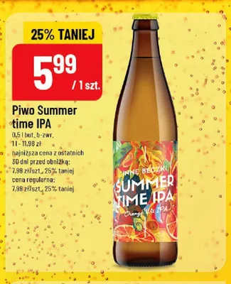 Piwo Inne Beczki Summer Time IPA promocja w POLOmarket
