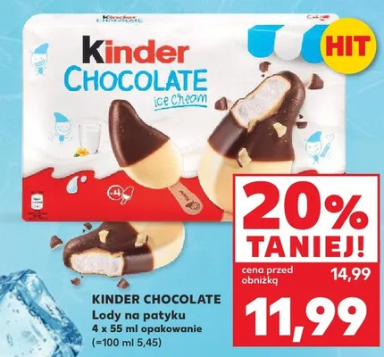 Lody na patyku promocja w Kaufland