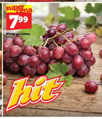 Winogrona ciemne promocja w TOPAZ