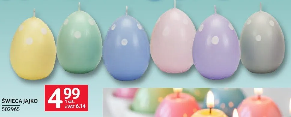 Świeca jajko promocja w Selgros