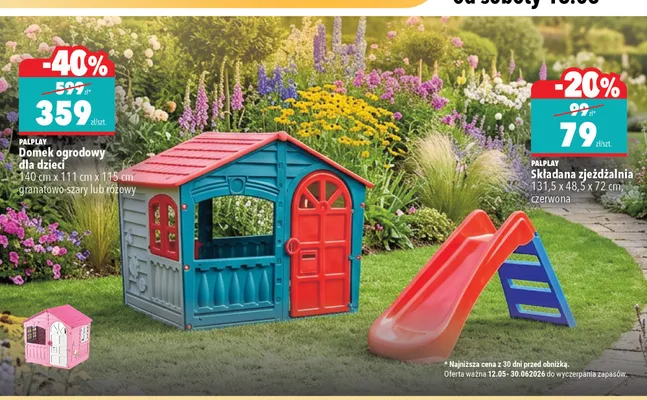 Domek ogrodowy dla dzieci PALPLAY promocja w Biedronka Home