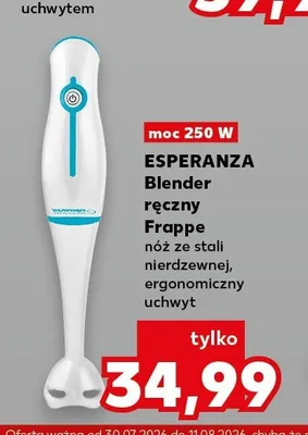 Blender ręczny Esperanza Frappe promocja w Kaufland