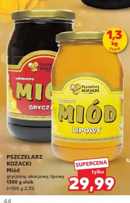 Miód gryczany Pszczelarz Kozacki promocja w Kaufland