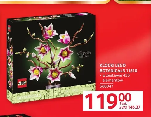 Klocki LEGO Botanicals 11510 promocja w Selgros