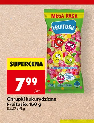Chrupki kukurydziane Fruitusie promocja w Biedronka