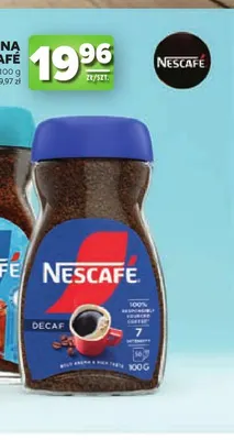 Kawa rozpuszczalna bez kofeiny Nescafé promocja w Stokrotka