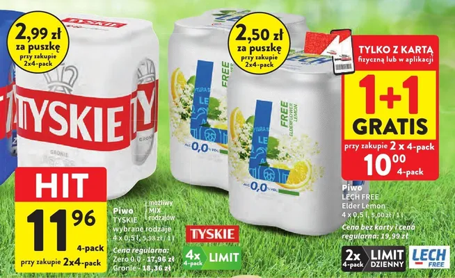 Piwo Tyskie Gronie promocja w Intermarche