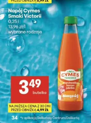 Napój Cymes Smaki Victorii promocja w Delikatesy Centrum