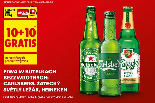Piwo Carlsberg promocja w Biedronka