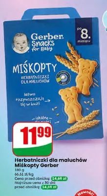 Herbatniczki dla maluchów Miśkopty Gerber promocja w Dino