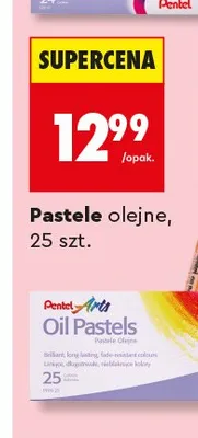 Pastele olejne Pentel promocja w Biedronka