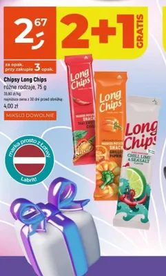 Chipsy Long Chips promocja w Dealz