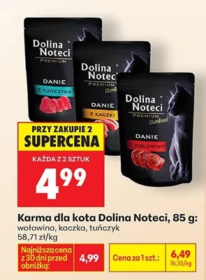Karma dla kota wołowina promocja w Biedronka