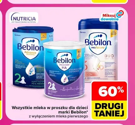 Mleko w proszku Bebilon Profutura DuoBiotik promocja w Carrefour