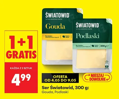 Ser Światowid Podlaski promocja w Biedronka