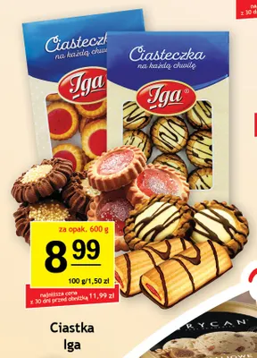 Ciastka Iga promocja w Gram Market