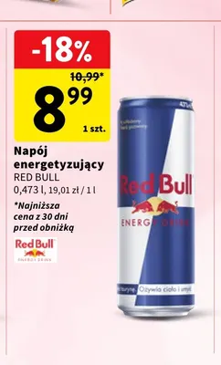 Napój energetyzujący Red Bull promocja w Intermarche