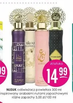 Odświeżacz powietrza Nusuk promocja w Drogerie Jasmin