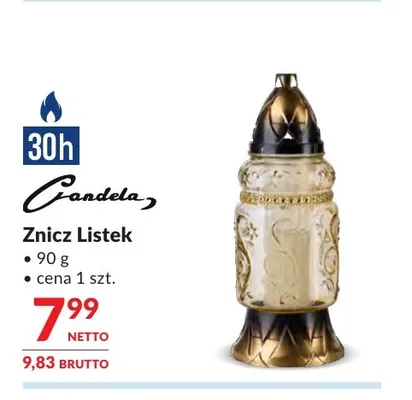 Znicz Listek Candela promocja w Makro