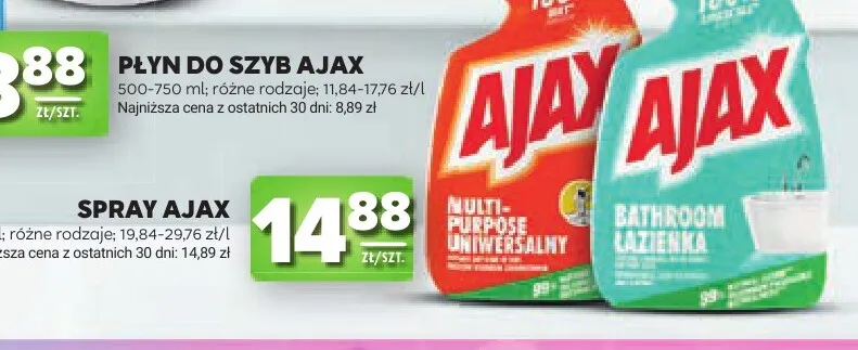 Spray Ajax promocja w Stokrotka