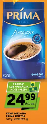 Kawa mielona Prima Finezja promocja w Groszek