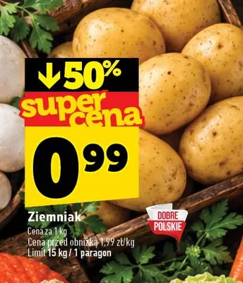 Ziemniaki promocja w TOPAZ