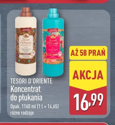 Koncentrat do płukania Tesori d'Oriente promocja w Aldi