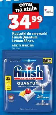Kapsułki do zmywarki Finish Quantum Lemon promocja w TOPAZ