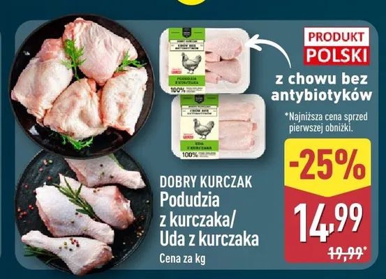 Uda z kurczaka Dobry Kurczak promocja w Aldi