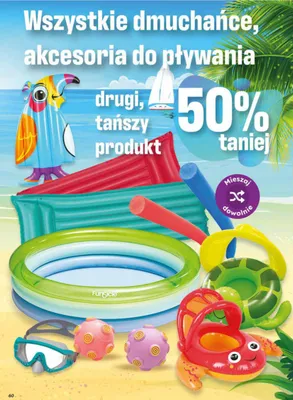 Makaron do pływania promocja w Dino