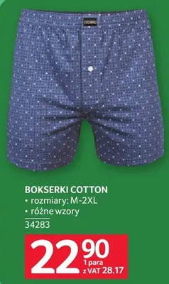 Bokserki Cotton promocja w Selgros