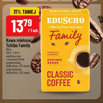 Kawa mielona Tchibo Family promocja w POLOmarket