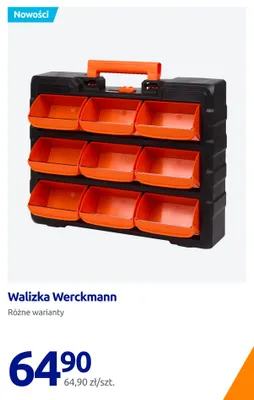 Walizka organizer Werckmann promocja w Action